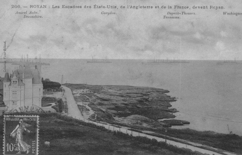 l'escadre américaine a royan.