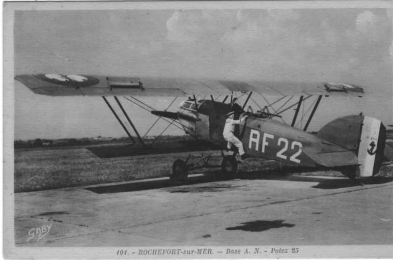 un potez 25 de Rochefort sur mer.