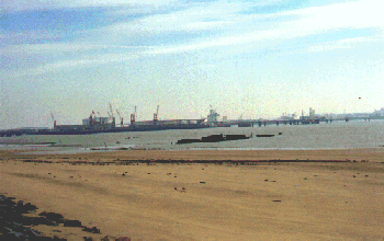 Le Foucauld échoué sur la plage de Sablanceaux