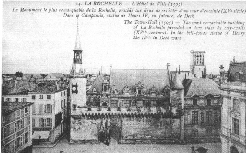 l'hôtel de ville de la rochelle.