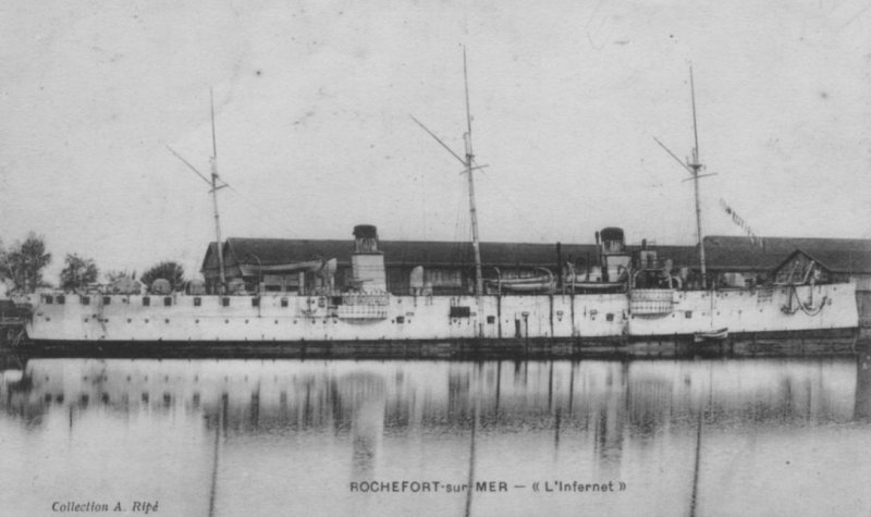 le croiseur infernet à rochefort sur mer.