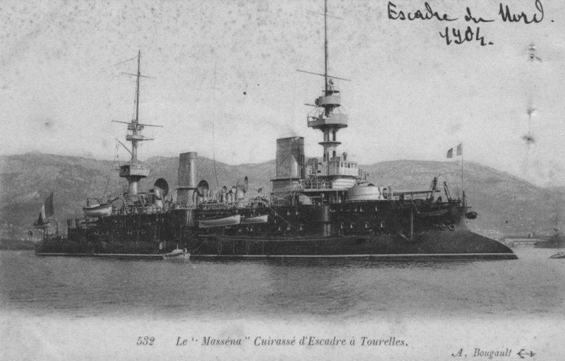 le croiseur cuirassé massena.