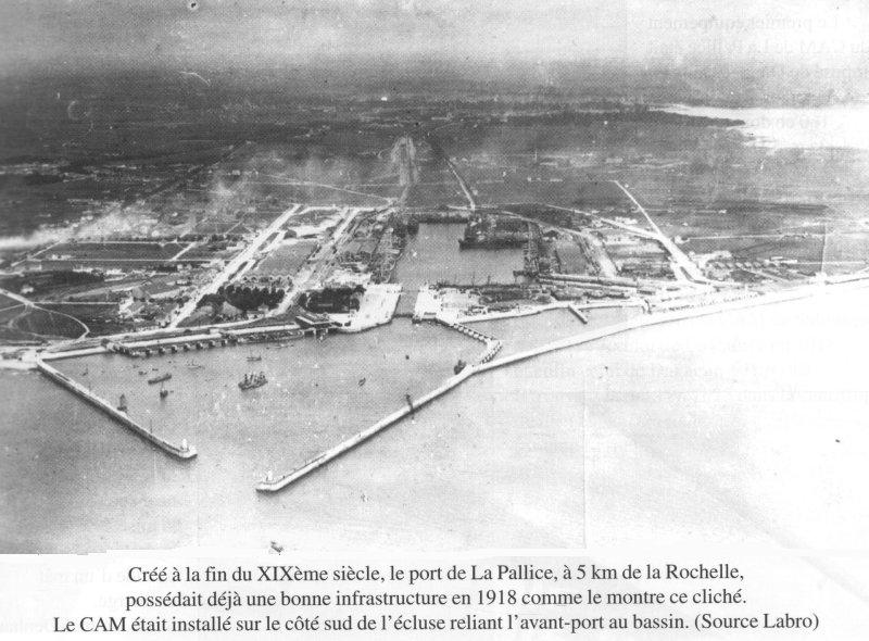 en 1918, le port de la pallice.