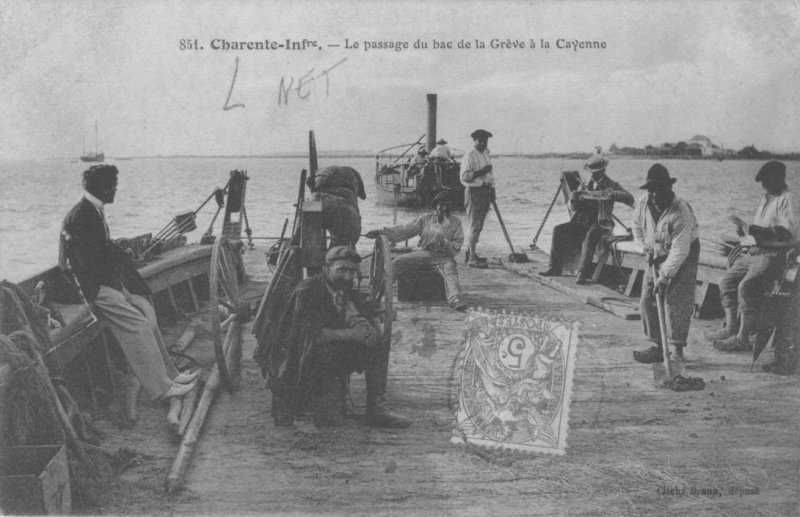 un bac de la greve a la cayenne.