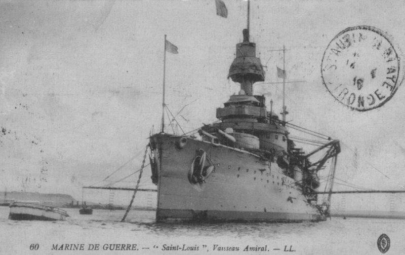 le cuirassé saint louis.